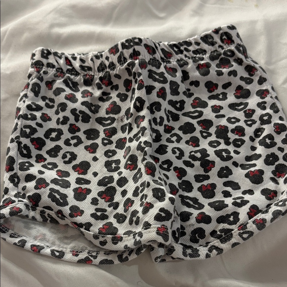 Disney Infant Shorts - Leopard Print 18 months